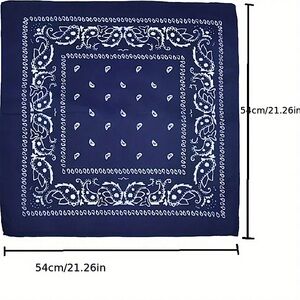 NAVY BLUE & WHITE BANDANA 2 PACK